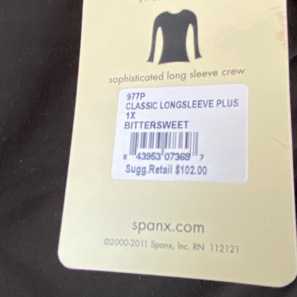 SPANX On Top and In Control Bittersweet 1X - Picture 3 of 6